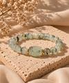 The Prehnite Meridian natural Prehnite bracelet by Vonsten Sweden