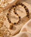 The Tiger’s Eye Solstice natural Tiger’s Eye necklace by Vonsten Sweden